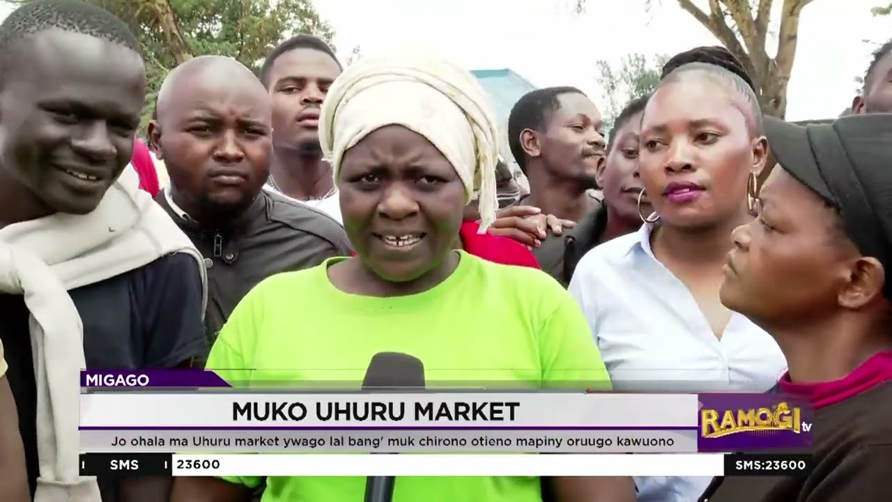 Jo-ohala ma Uhuru Market ywago lal bang' muk chirnon otieno mapiny oruugo kawuono