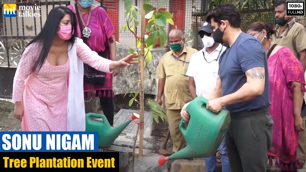 Sonu Nigam & Niharica Raizada Join Anusha Srinivasan In BMC's Adopt A Tree Mega Vriksha Campaign