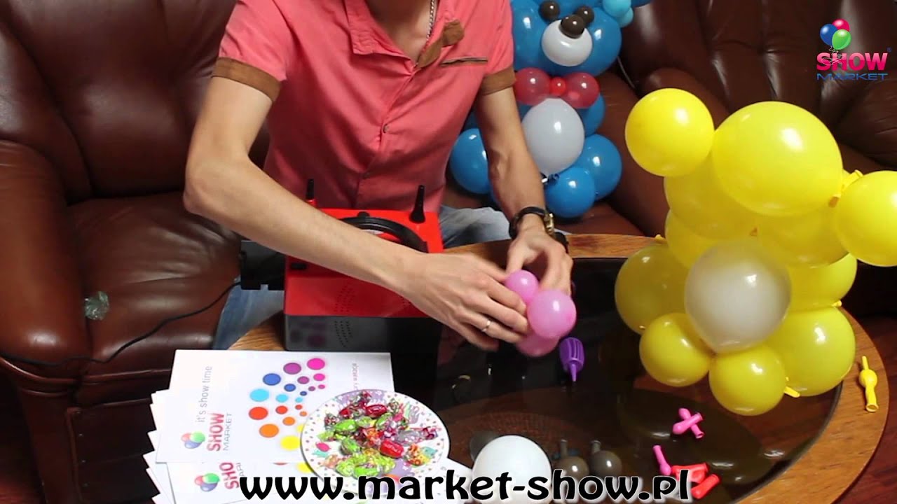 Мишка из шаров( Версия 2) Balloons Bear #2