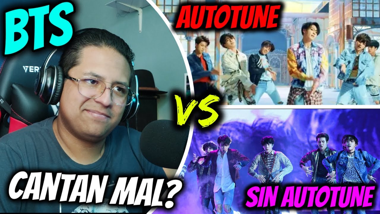 Cantante de Metal Reacciona a BTS con AUTOTUNE VS SIN AUTOTUNE | Cantan MUY MAL?