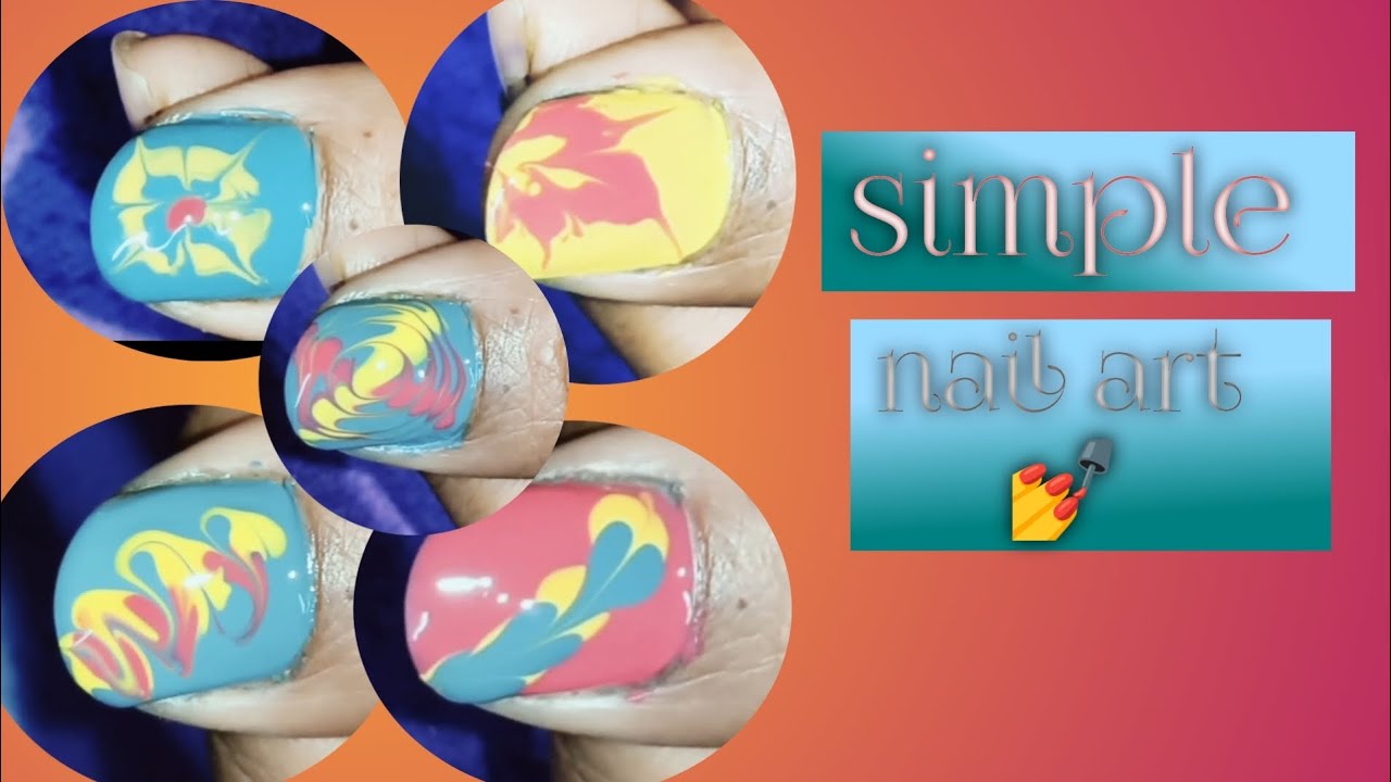 Simple 🤞😍 nail art at home to easy #pinknaildesigns #nailart #nails #siyabeauty #naildesign #video