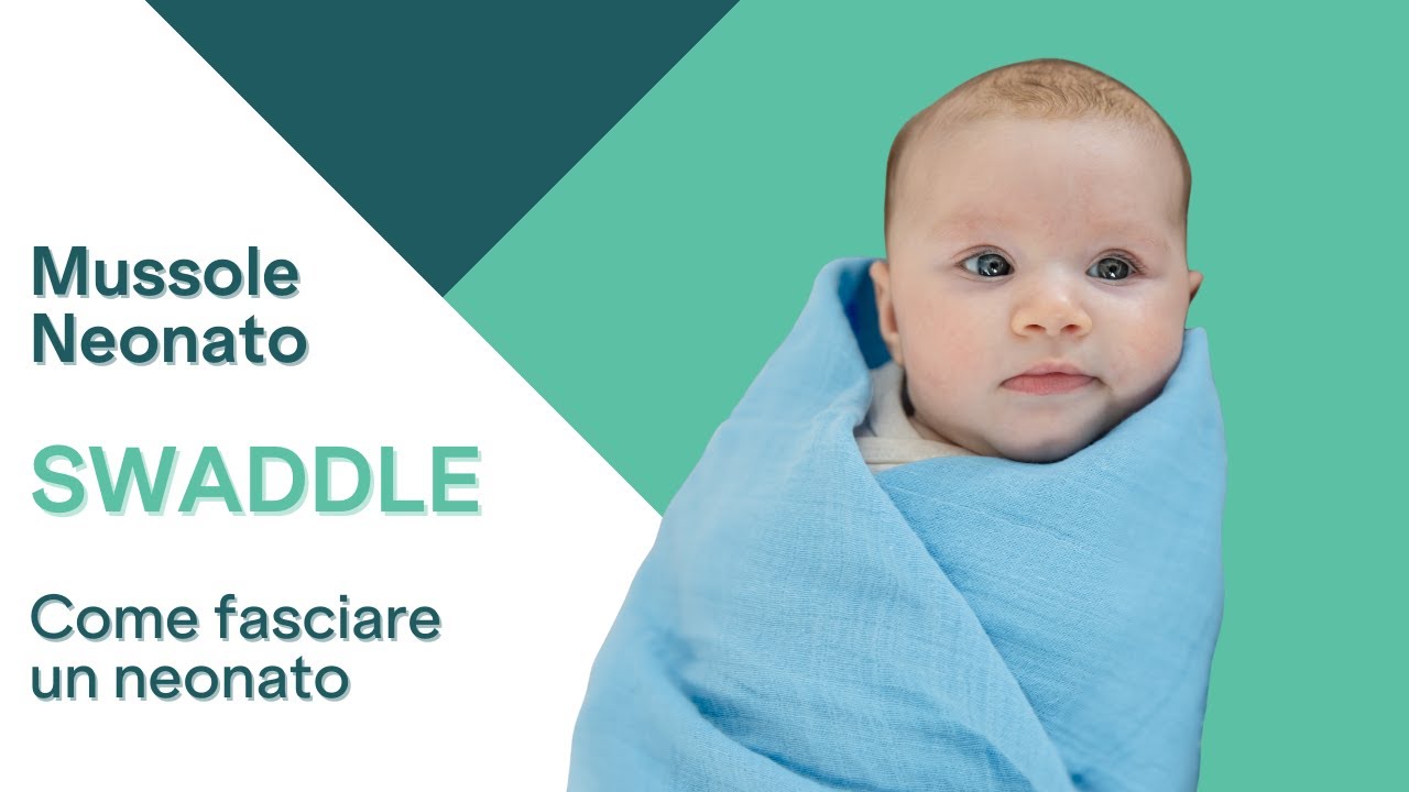 Come fasciare un neonato con la mussola in cotone, tutorial passo per passo