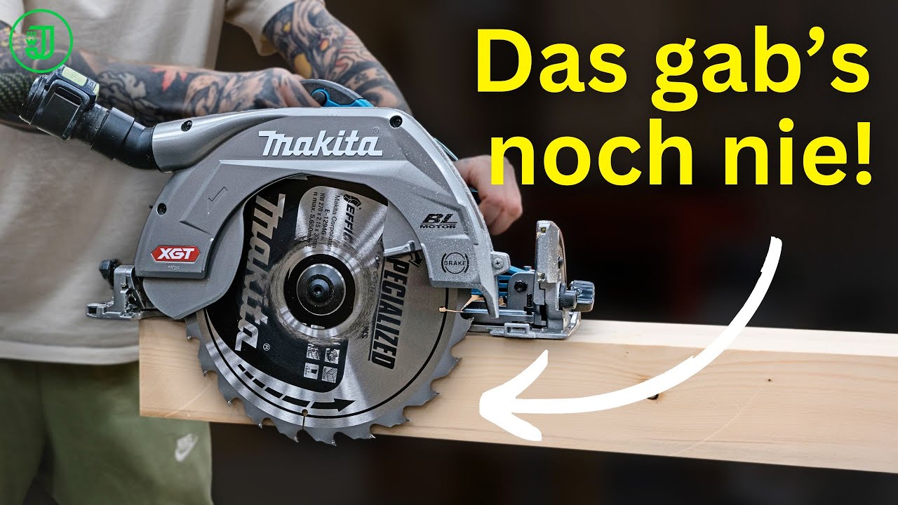 10cm SCHNITTTIEFE 😮👉 DAS ist die BRUTALSTE (aber genialste) HANDKREISSÄGE der Welt! | Jonas Winkler