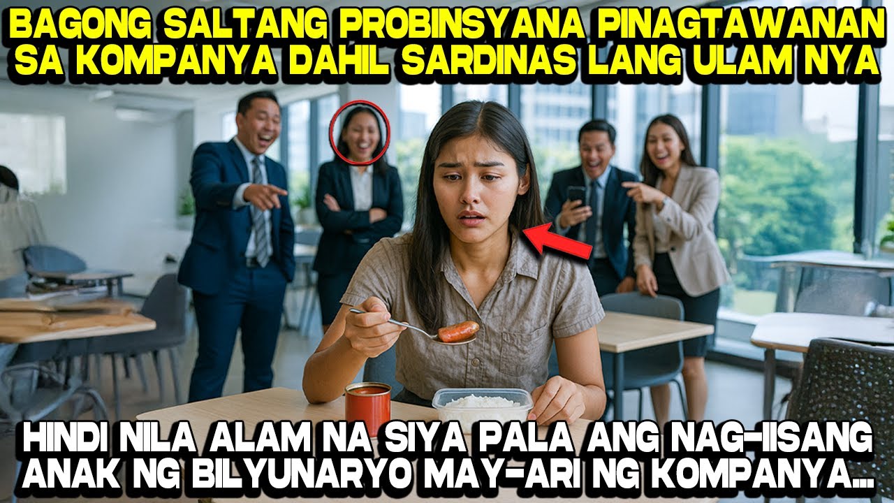 Probinsyana Pinagtawanan sa Kompanya dahil Sardinas lang ulam nya, Pero...