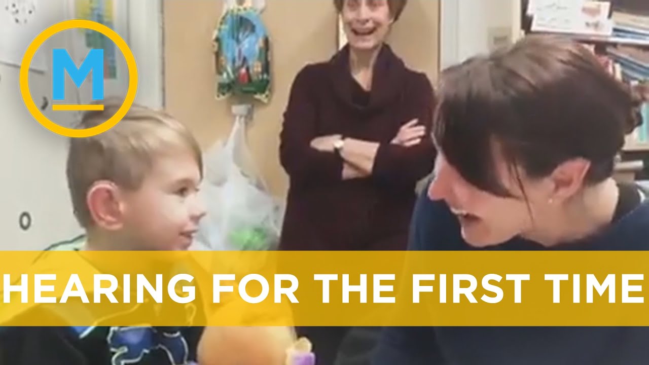 Emotional moment as 4-year-old hears his mom's voice for the first time | Your Morning