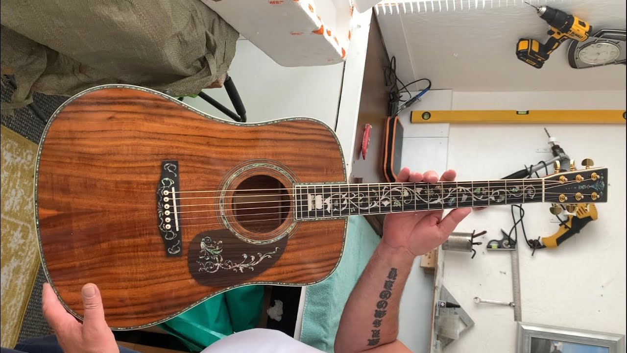 Unboxing Deluxe Martin D-45 Copy