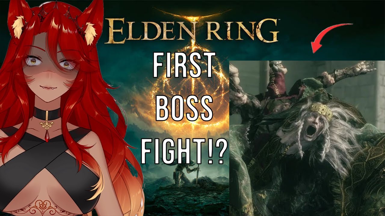 Vtuber Fox Blind Playthrough: Godrick Boss Fight