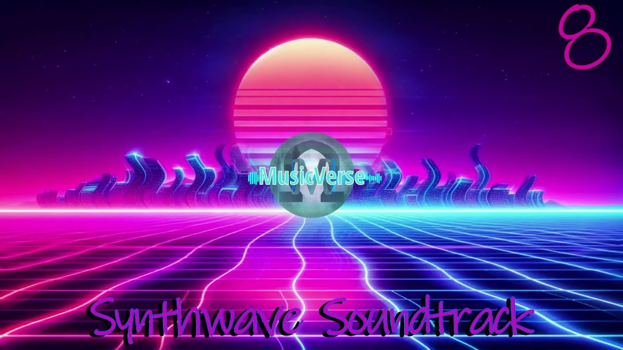 Skyline in Pink & Blue  - Synthwave Soundtrack (MusicVerse)