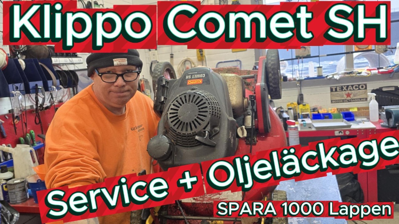 Klippo Comet SH Service / Oljeläcka