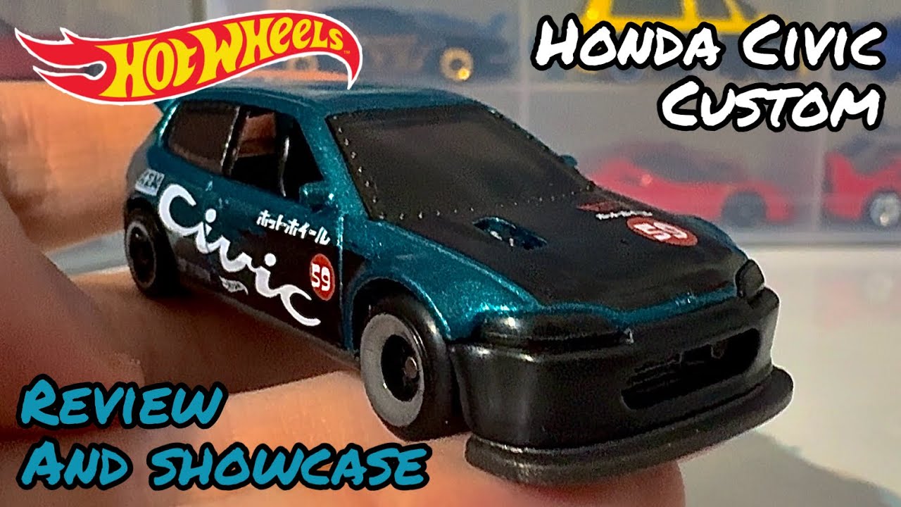 Hot Wheels Honda Civic Custom (2026 F Case) Review And Showcase!