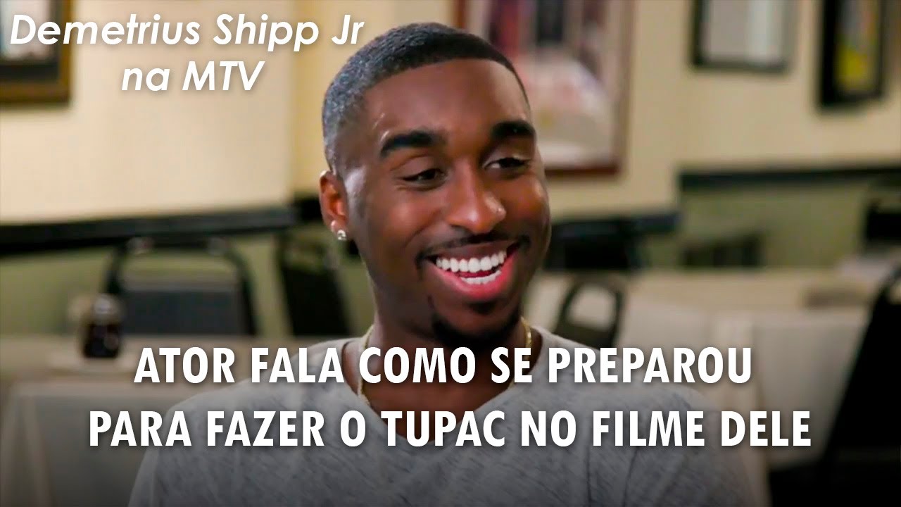 Ator fala como se preparou para fazer o Tupac no filme dele [Legendado]