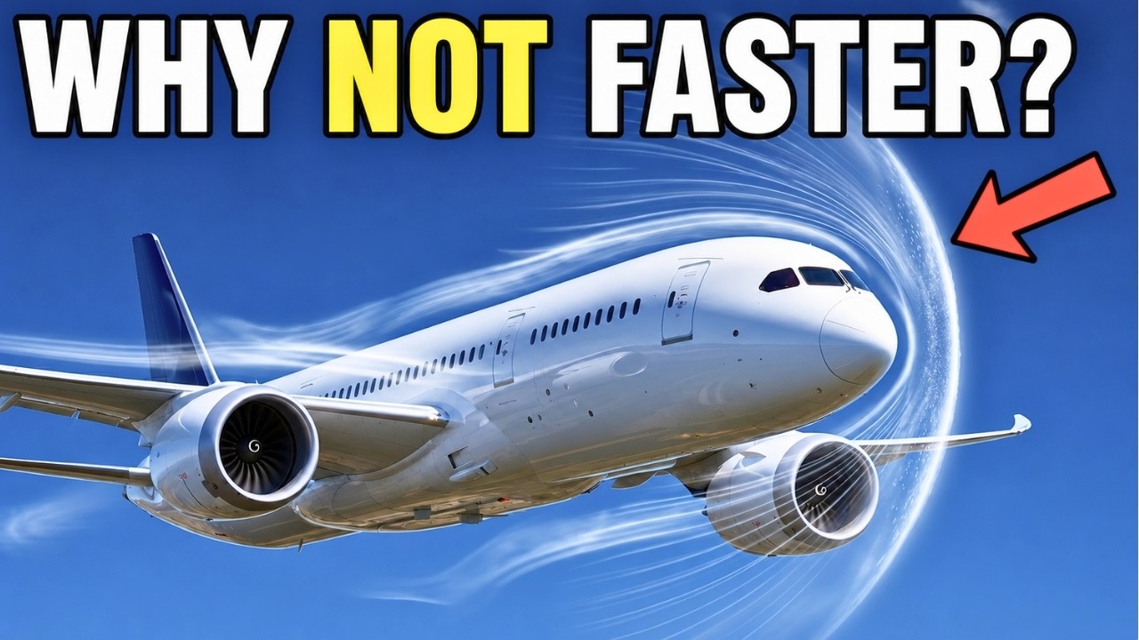 Why Don't Airplanes Fly Faster Than 950 Km/h?