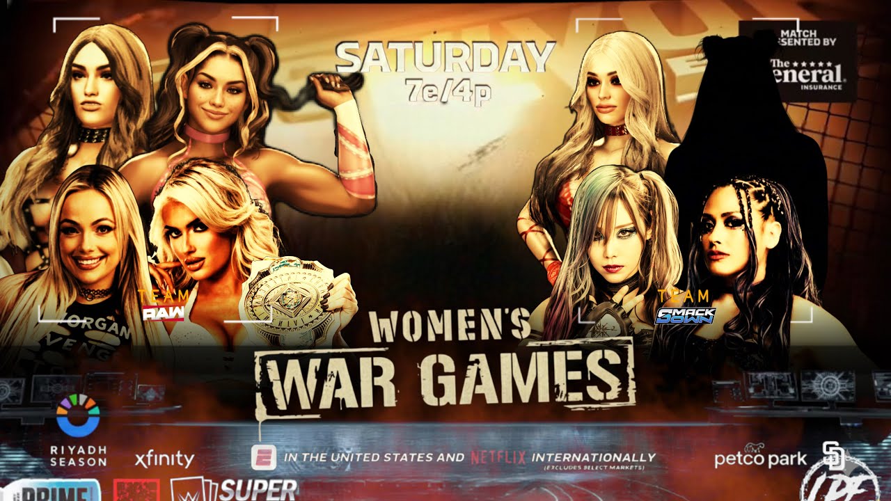 WWE2K25 SURVIVOR SERIES PLE - PART 4 - TEAM RAW VS TEAM SMACKDOWN - WARGAMES MATCH