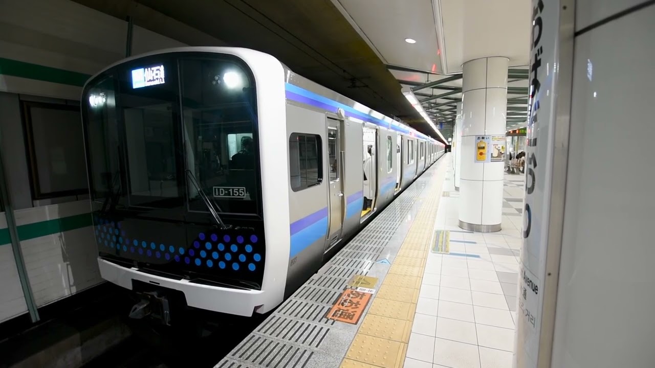 あおば通駅 発車メロディー 「青葉城恋唄」E131系800番台発車