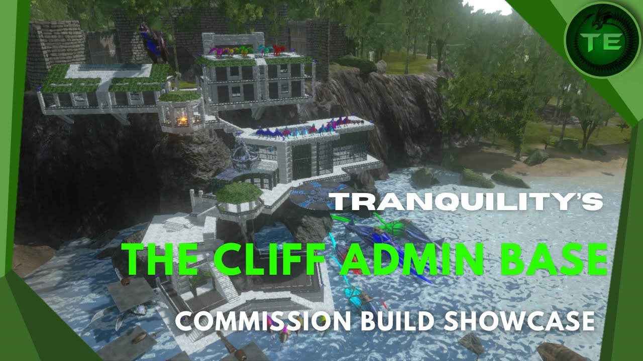 My Best Build Yet?!? | The Admin Cliff Base | Ark Mobile Base Build | Showcase