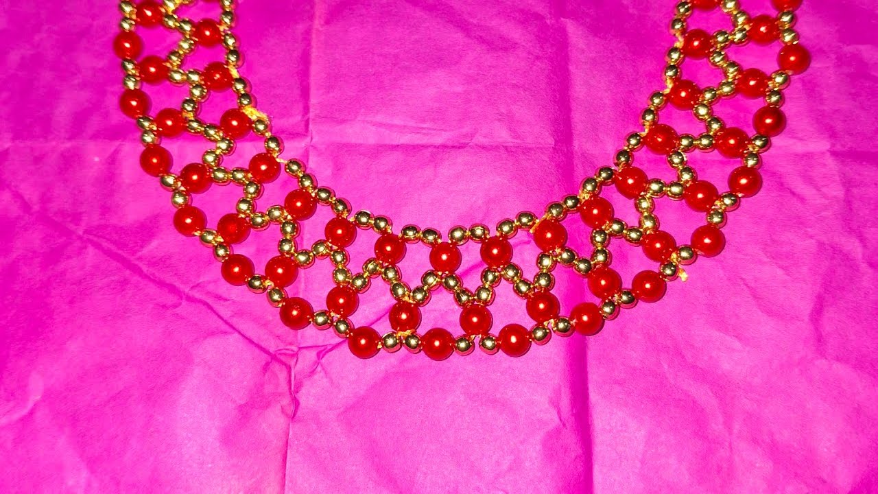 Special Necklace (Haldi kumkum)Tutorial/goanvlog.