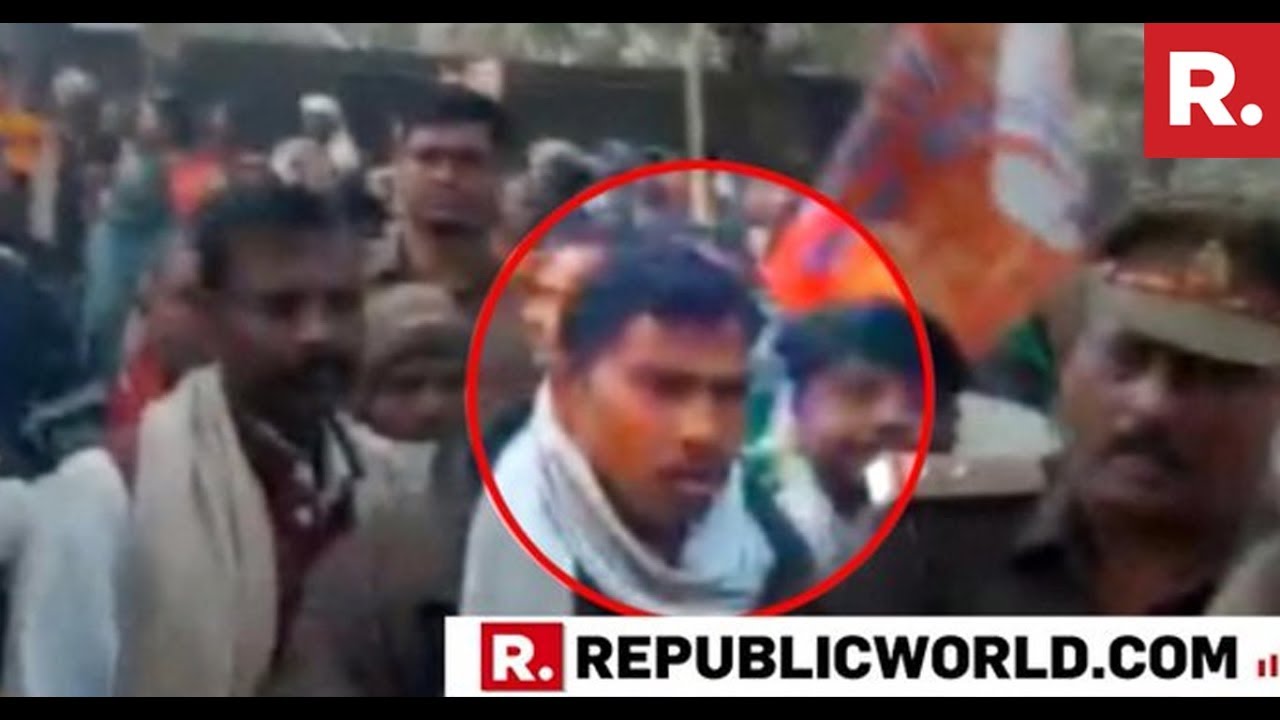 Nishad Party Gen Secretary Arguing With Police Before The Clash | #GhazipurViolence