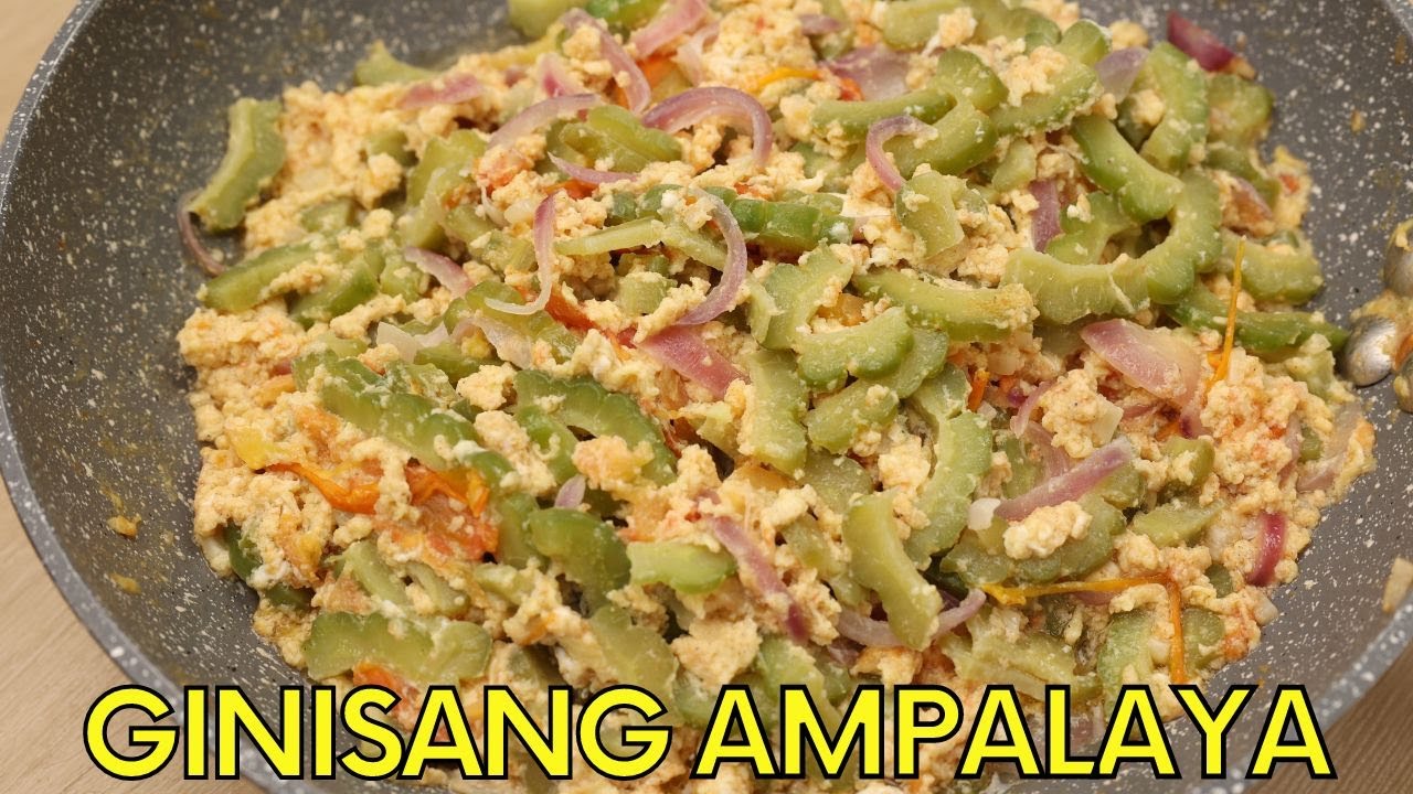 Ginisang Ampalaya w/ Egg (ETO ANG SIKRETO PARA HINDI MAPAIT)