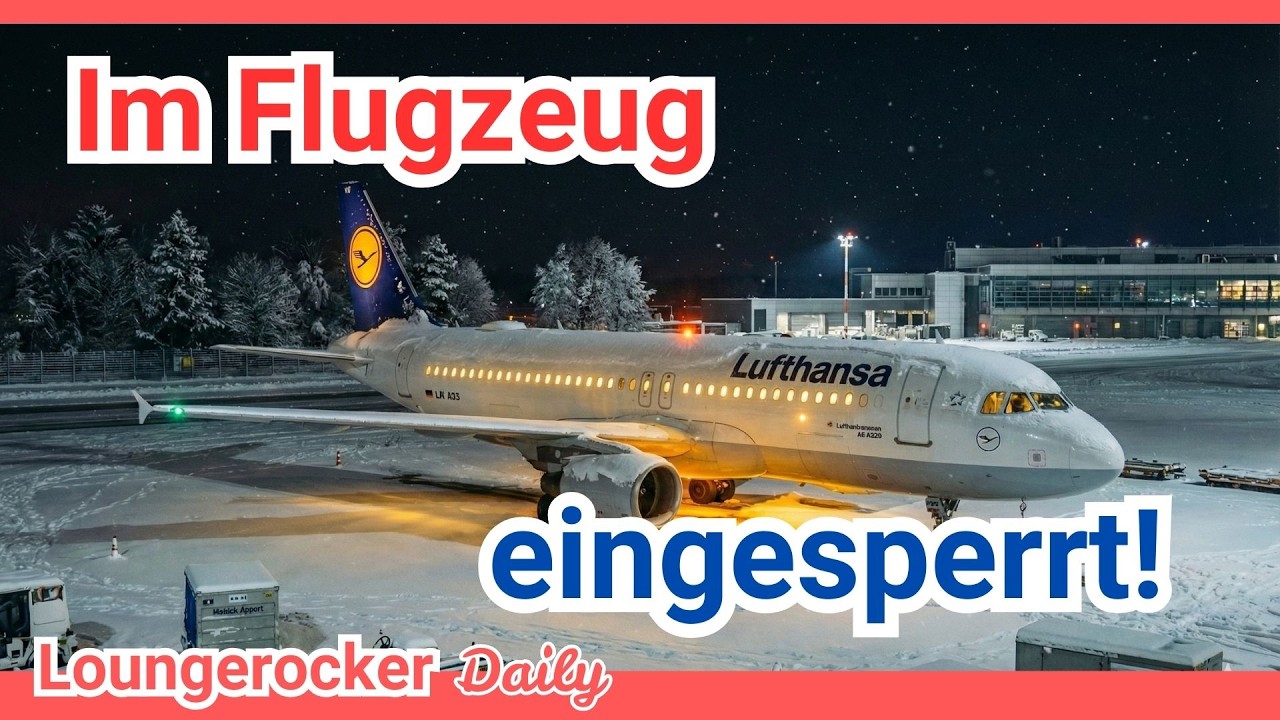 Lufthansa Passagiere über Nacht im Flugzeug eingesperrt