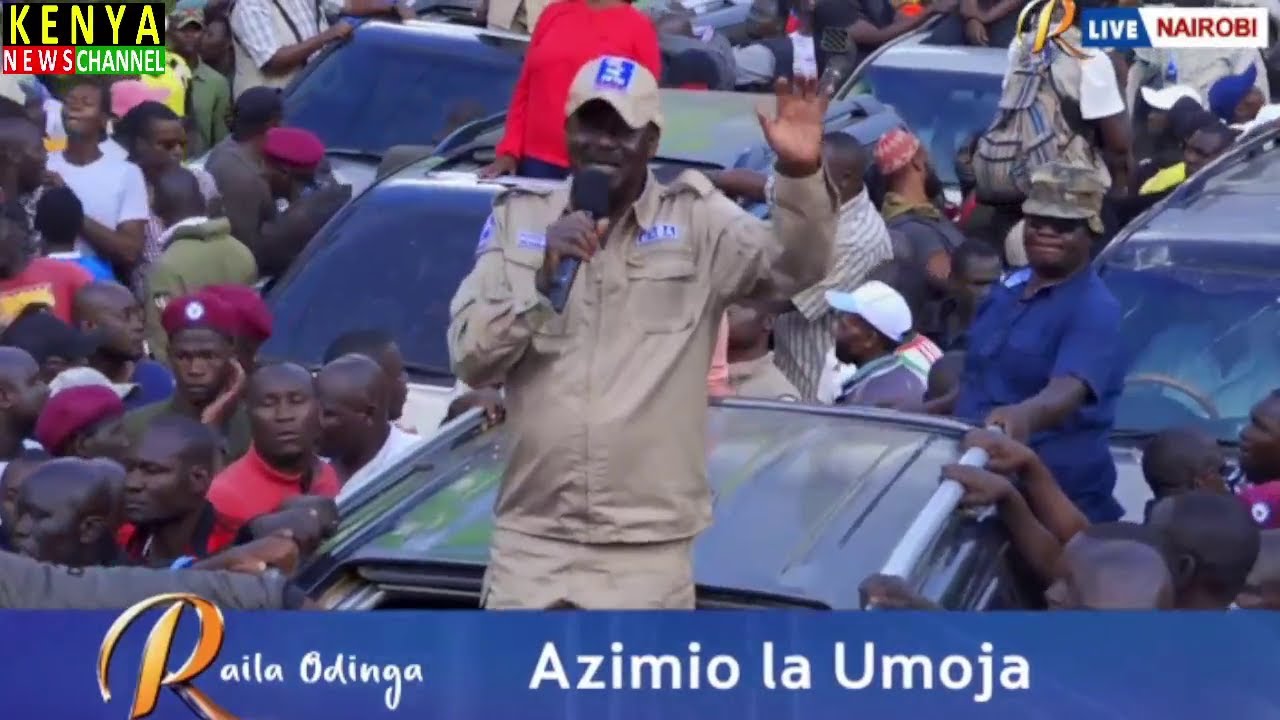 RAILA FULL SPEECH TODAY DURING AZIMIO MAANDAMANO IN NAIROBI