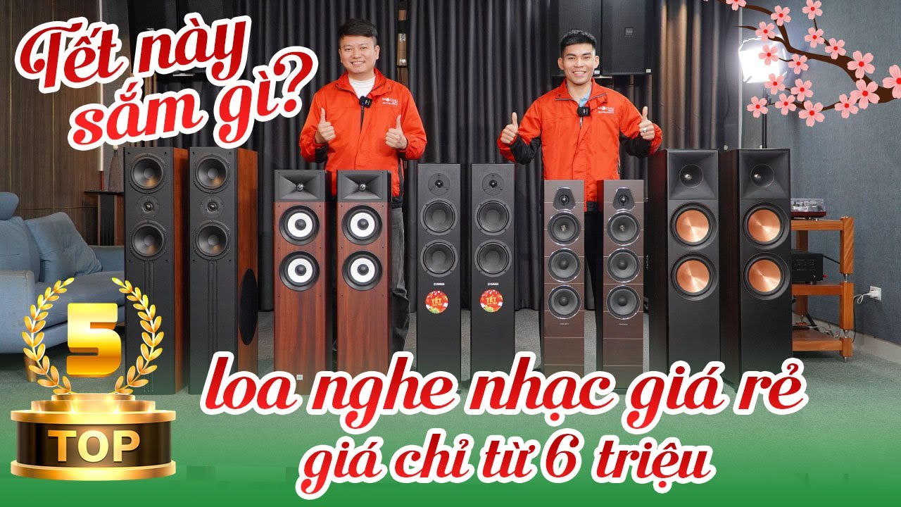 Top 5 loa nghe nhạc đáng mua nhất, chất âm hay, giá rẻ cho Tết 2024 này