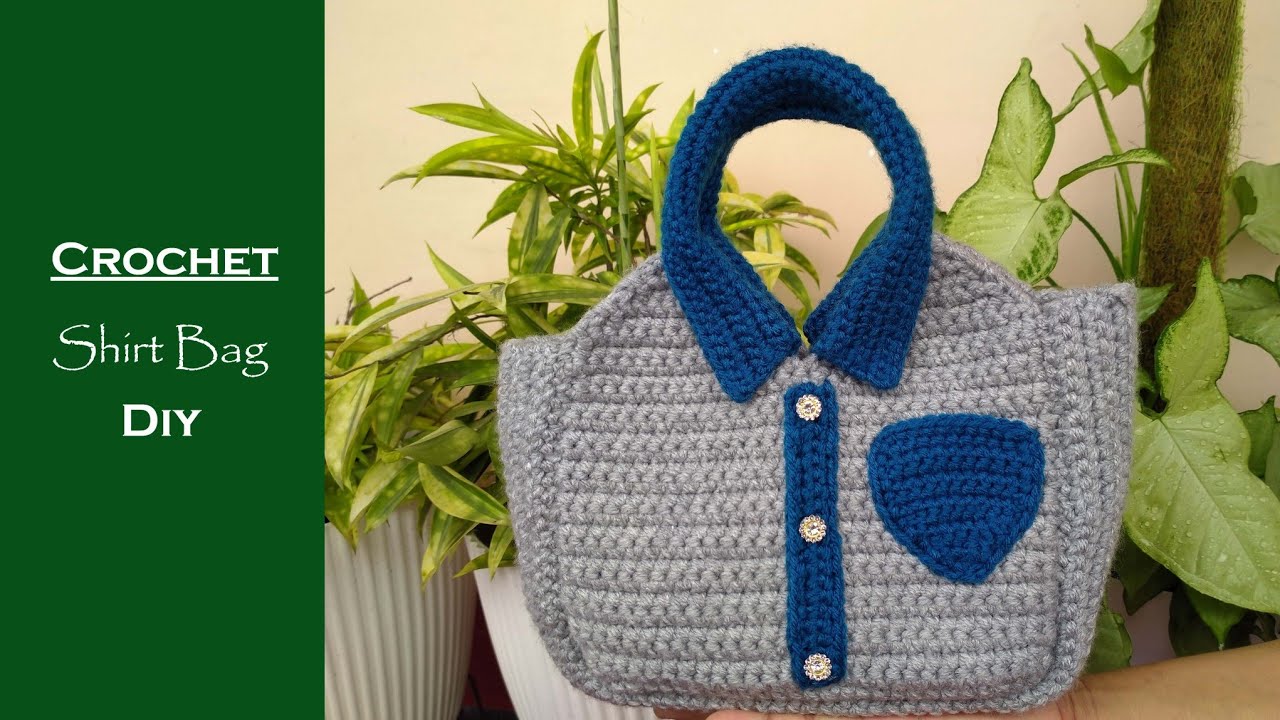 Crochet Shirt Handbag DIY