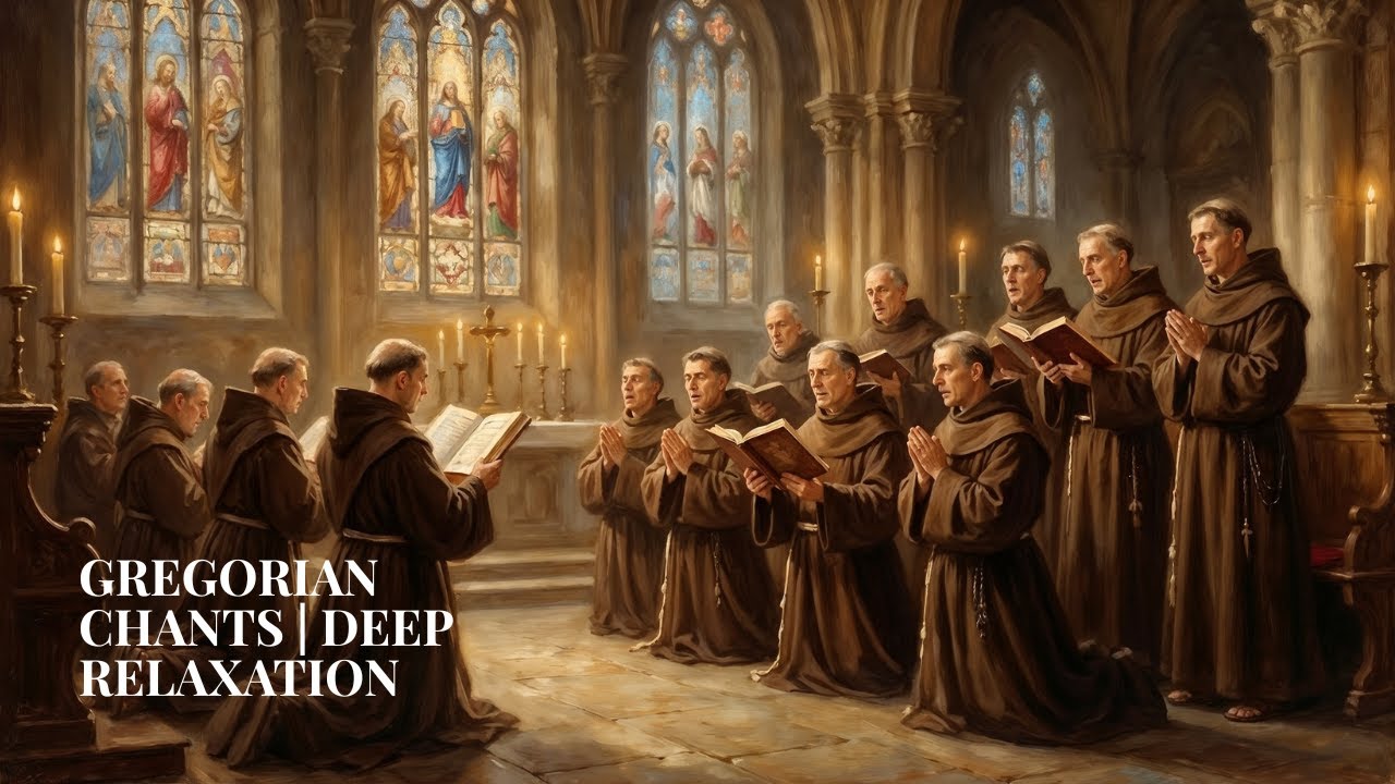RELAXING MONK CHANTS | Gregorian Soundscapes for Deep Sleep, Study, Focus & Meditation