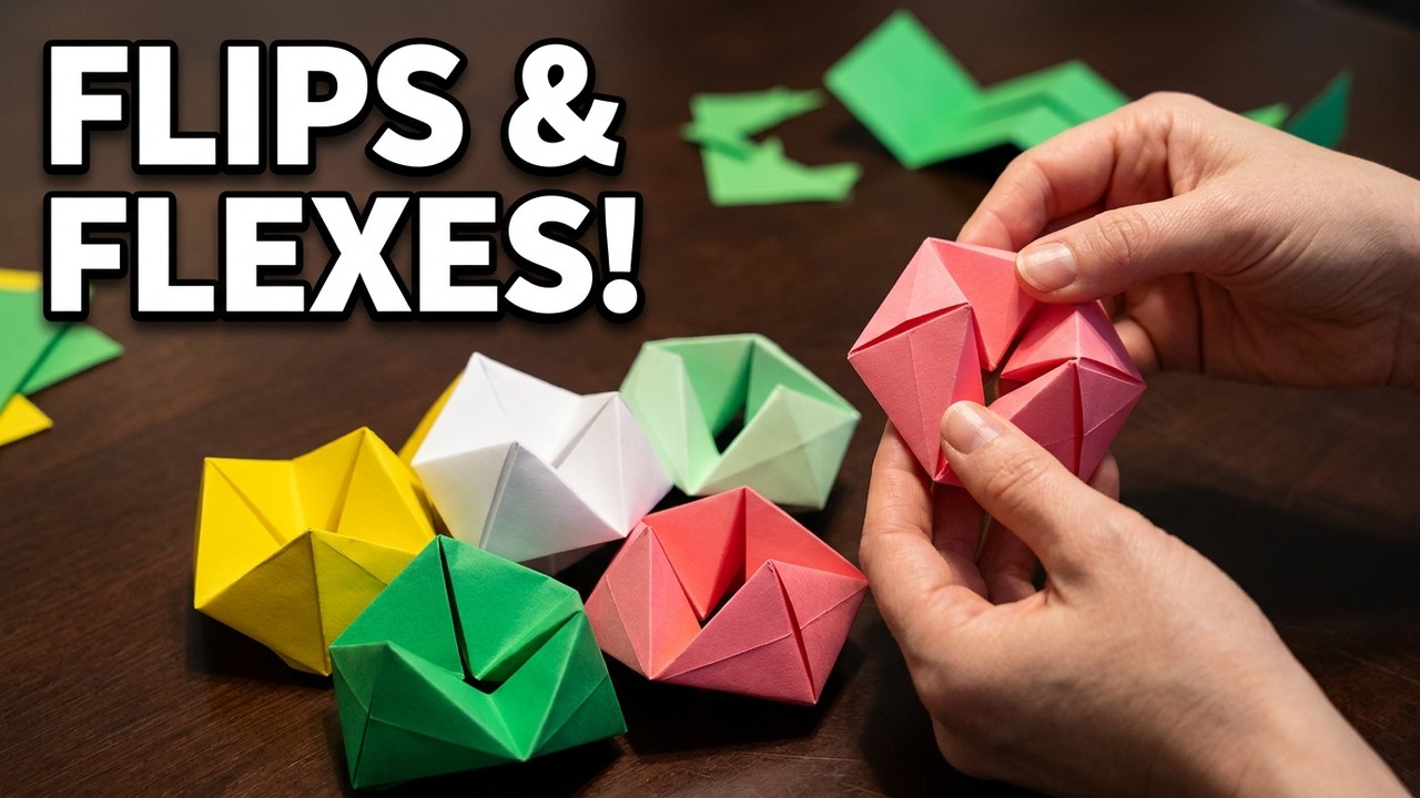 Origami Flexagon - How to make a paper Flexagon