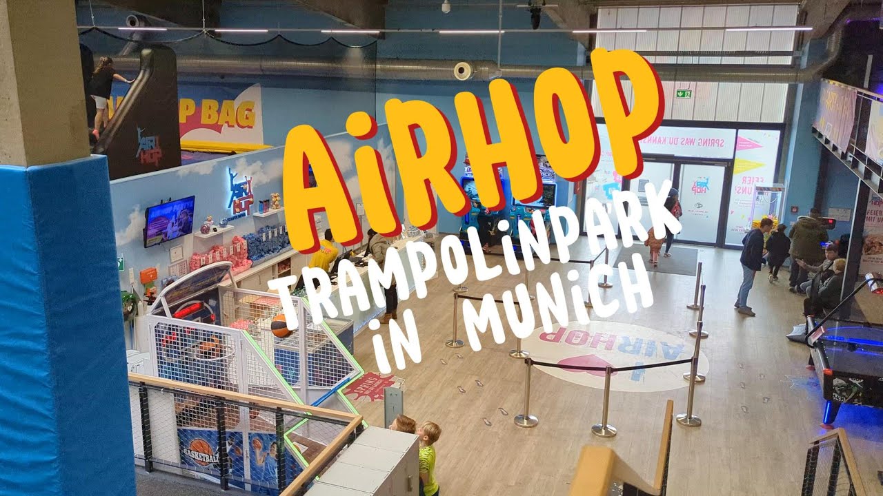 Experience High-Flying Fun at AirHop Trampoline Park in Munich - Perfect for Families and Friends.