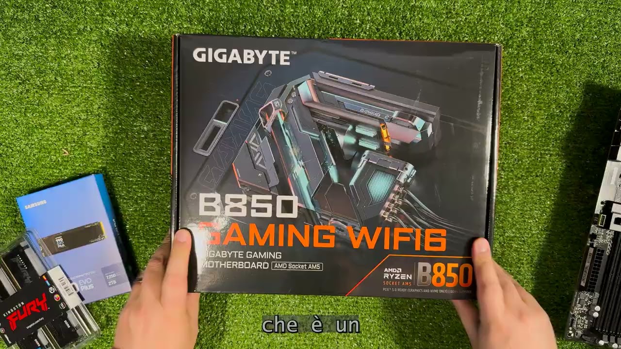 ASSEMBLAGGIO AM5 “X3D READY”: RYZEN 7 9800X3D + B850 GAMING X WiFi 6E + 32GB DDR5 + 990 EVO PLUS 2TB