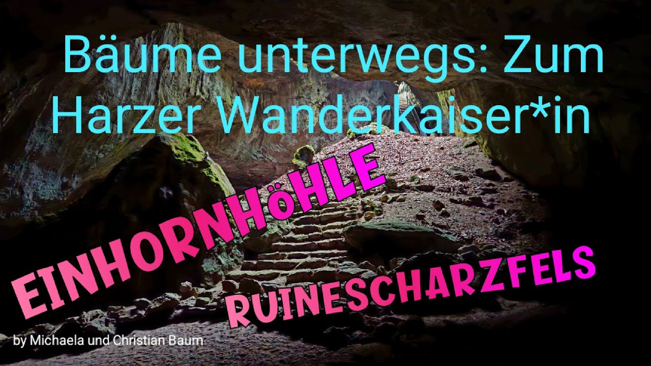 ☆Harz☆ Scharzfels, Herzberg. Einhornhöhle und Ruine Scharzfels