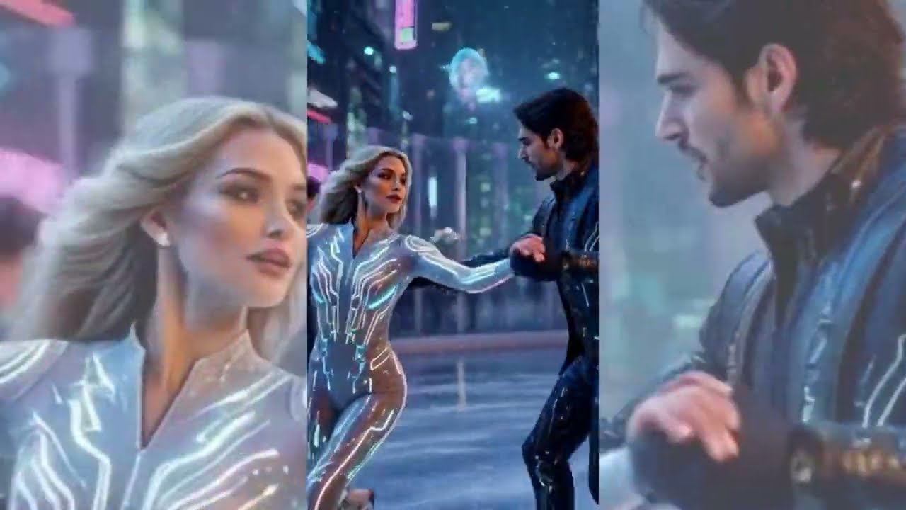 Falling Fast &ndash; Cyberpunk on Ice (Futuristic VFX Performance)