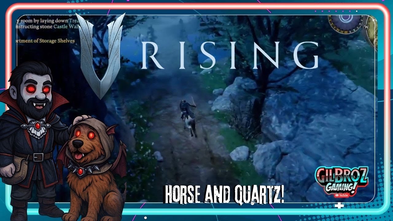 V Rising Ep 9 &ndash; Quartz Hunt & We FINALLY Get a Horse!