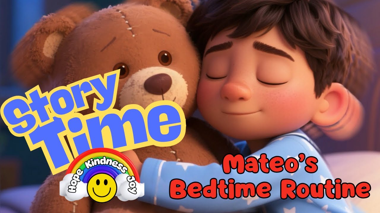 Mateo’s Bedtime Routine 🌙 | Calming Video for Kids