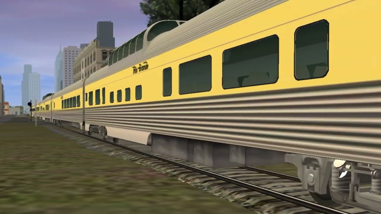 The runaway train in Trainz 2