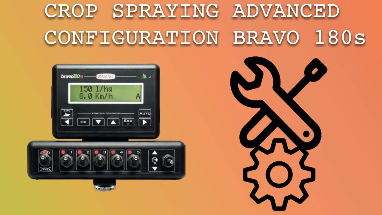 Crop Spraying 5 ways Advanced Setup Bravo 180s