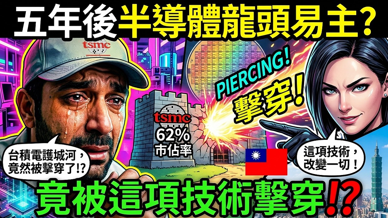 五年後半導體龍頭易主？臺積電62%市占率的護城河，竟被這項技術擊穿