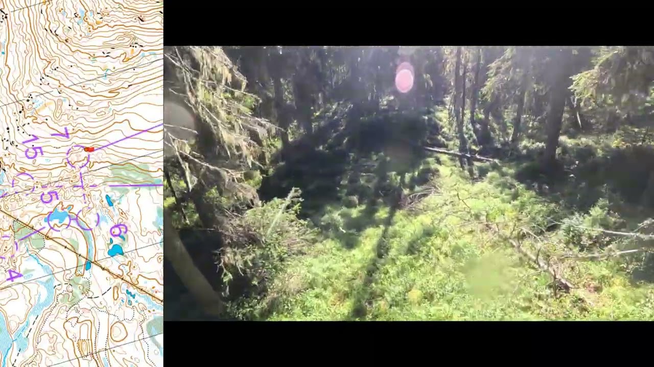 Headcam orienteering - #10 World cup 2025 Middle (Idre Fjäll)