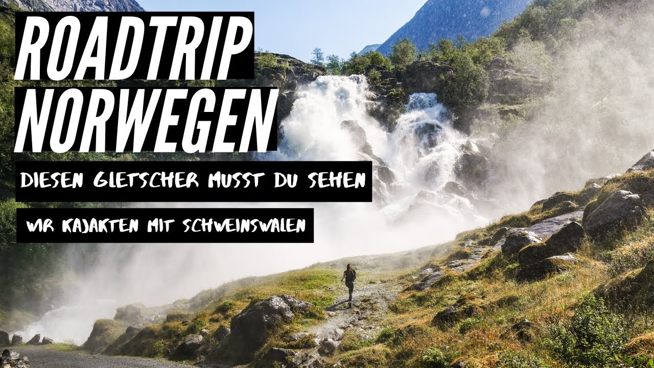 Roadtrip Norwegen |  Wir kajaken mit Schweinswalen und wandern zum Briksdalbreen | Van Life Vlog