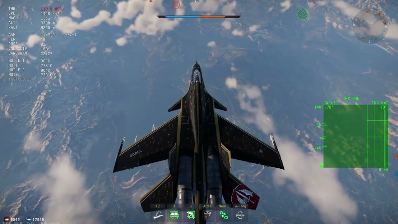 Su-30 SM kills 2 F-15  (Final 1Vs1)