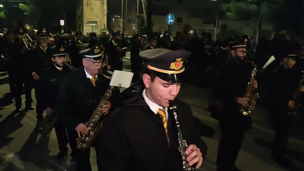 Marcia Maria Luisa Banda di Grottaglie Opus in musica 4/2/24 Grottaglie Processione di S Ciro