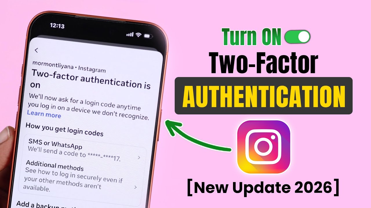 How to Turn ON Two Factor Authentication on Instagram! [Setup]