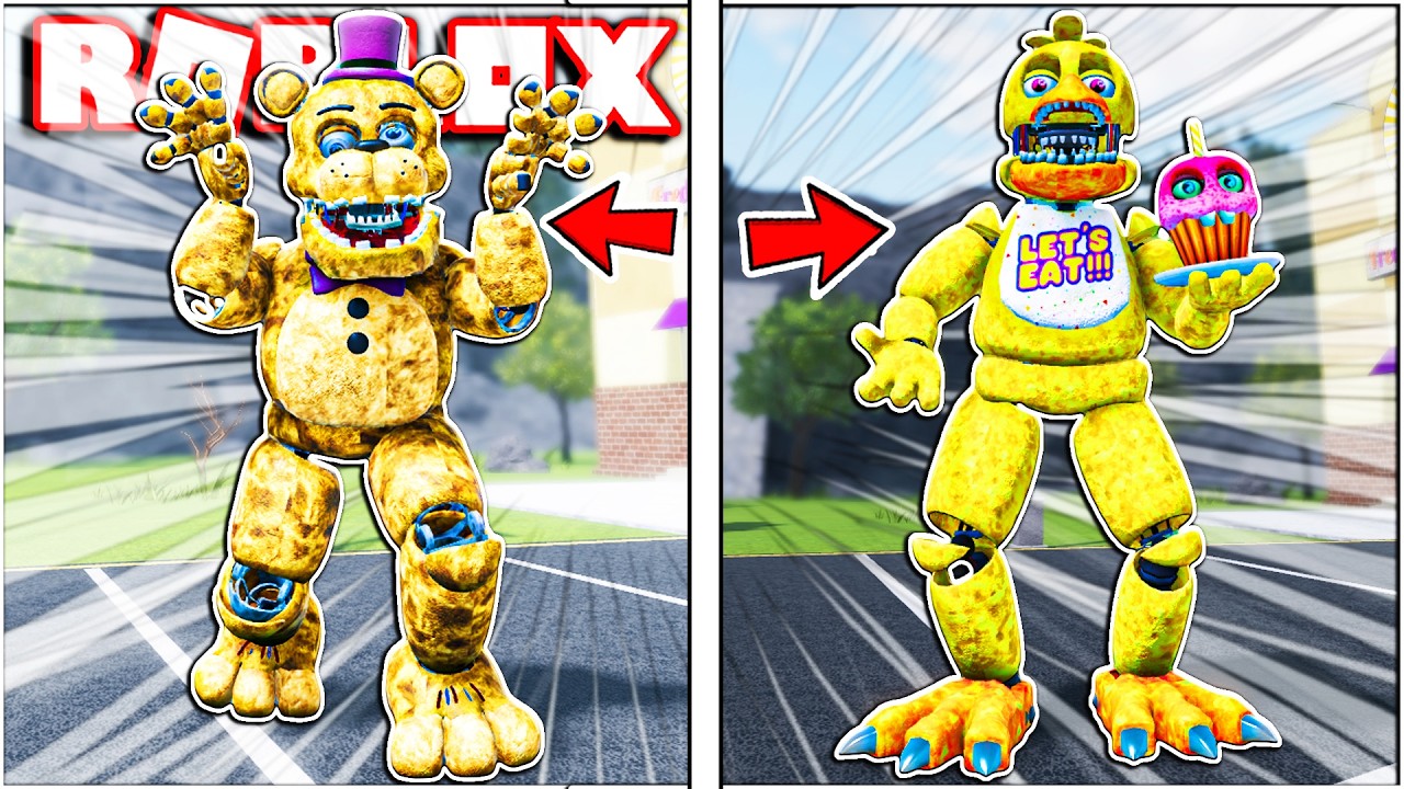 NEW FREDBEAR'S MEGA ROLEPLAY CHARACTER POSES! | FNAF Roblox