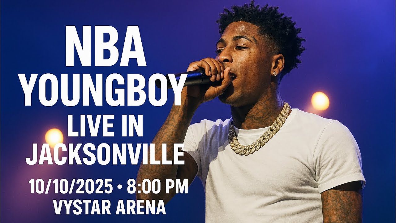 Youngboy Never Broke Again MASA TOUR | Jacksonville FL, VyStar Arena | 10/10/2025