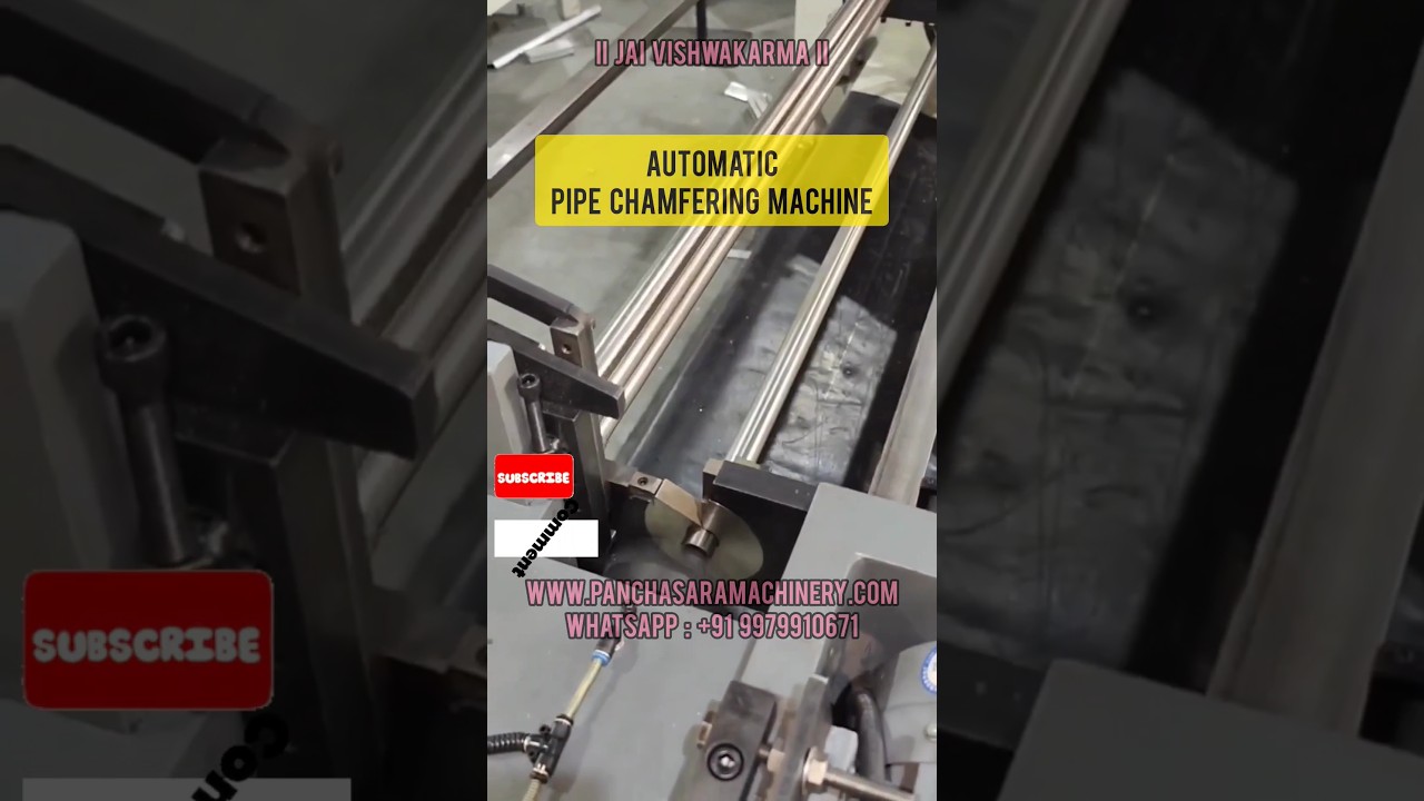 Automatic Pipe Chamfering Machine I Double Head Chamfering Machine 