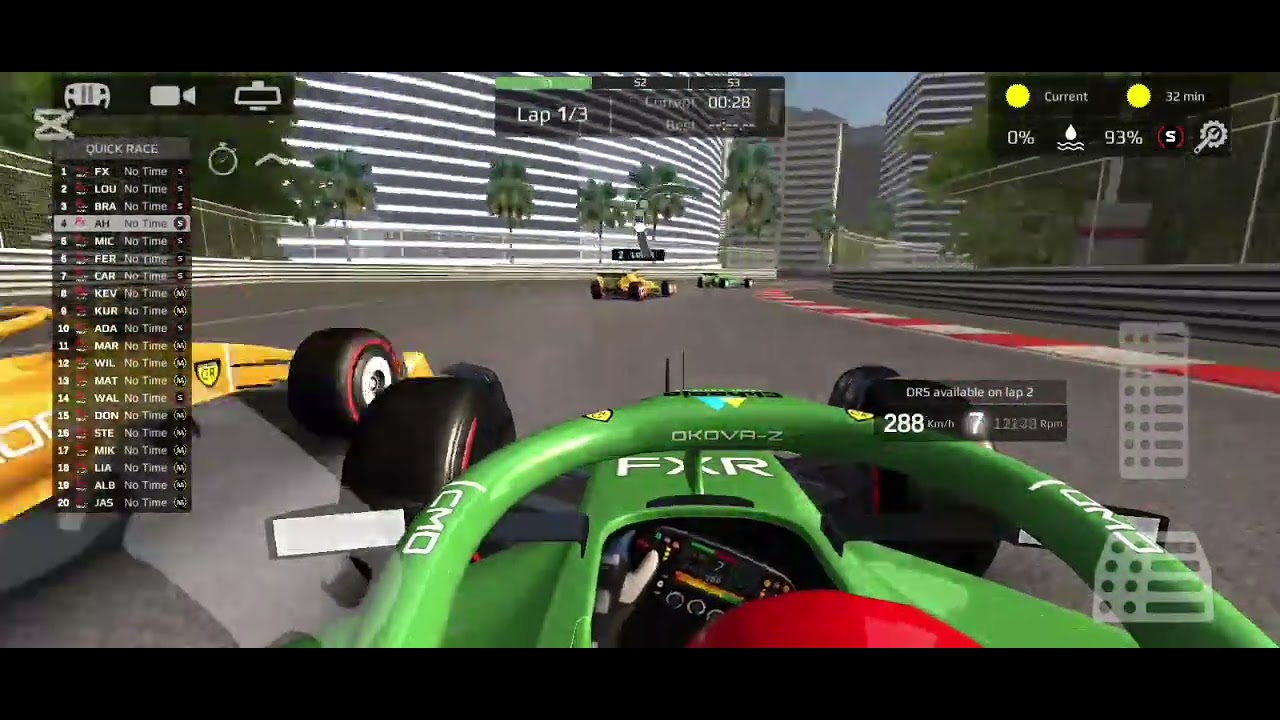  Monaco grand prix in F1 Racing car #trendingnow