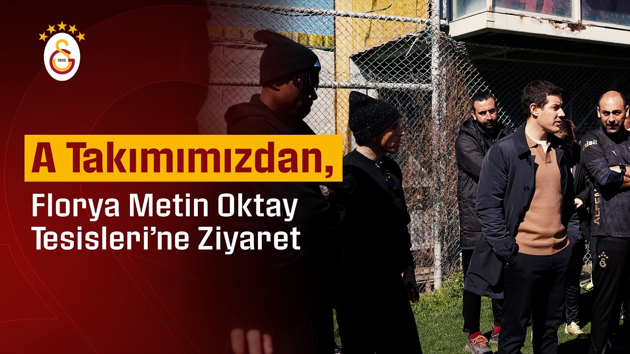 🦁 A Takımımızdan, Florya Metin Oktay Tesisleri’ne Ziyaret! 💛❤️