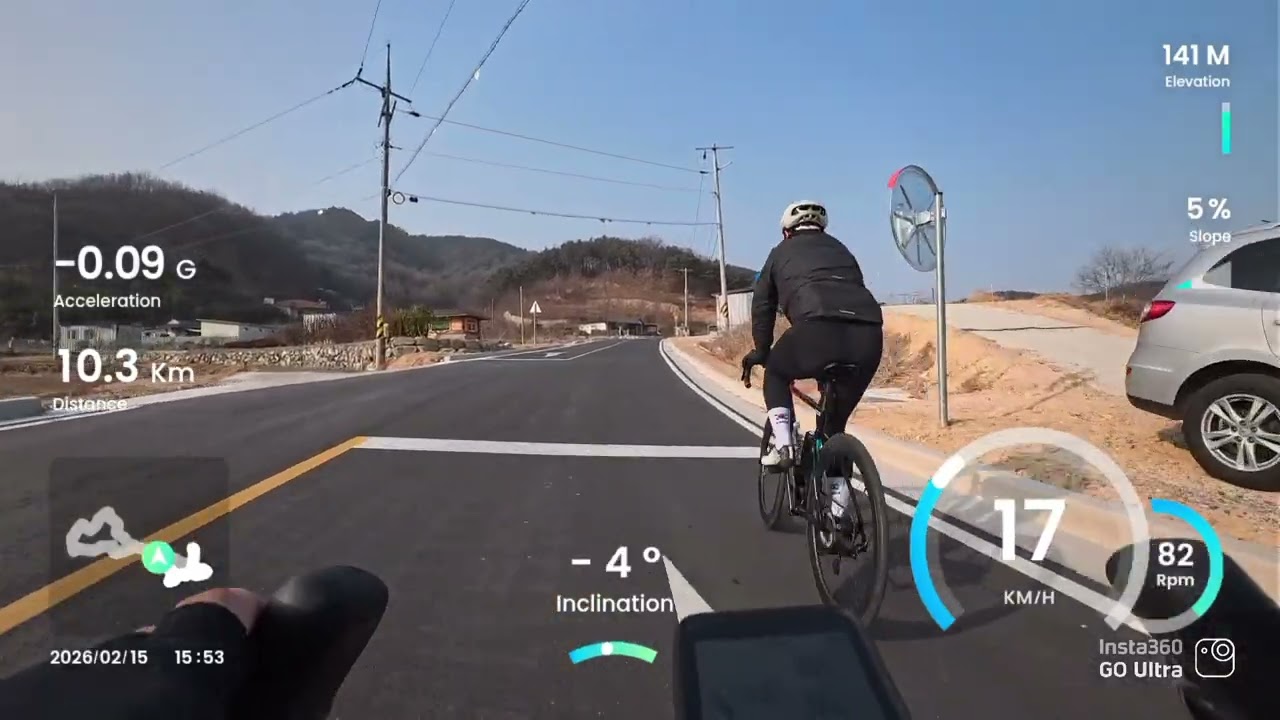 2월 영상 15도 라이딩!!!!!!!
