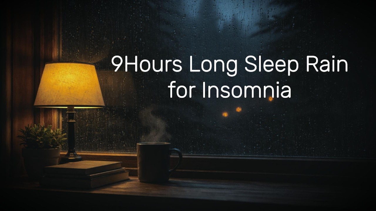 Long Deep Sleep Rain for Insomnia | No Ads | 9 Hours | Stillnight