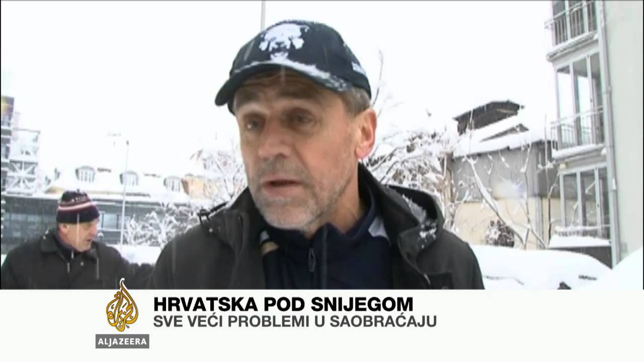 Snijeg blokirao Hrvatsku - Al Jazeera Balkans